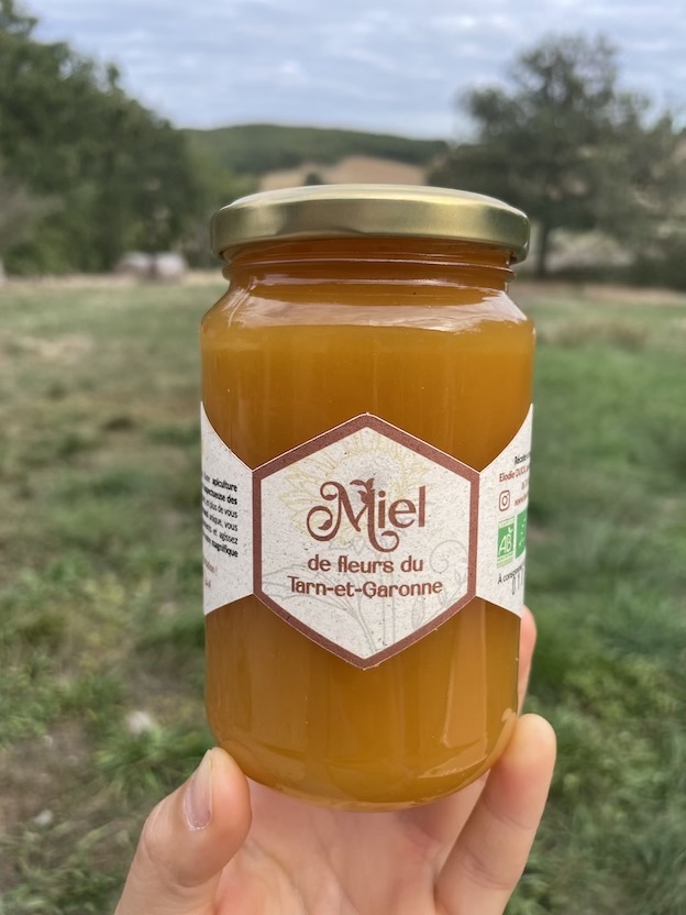 Cuillère à miel artisanale en bois de hêtre - Les Ruchers d